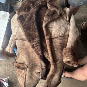 Brown Shearling Coat